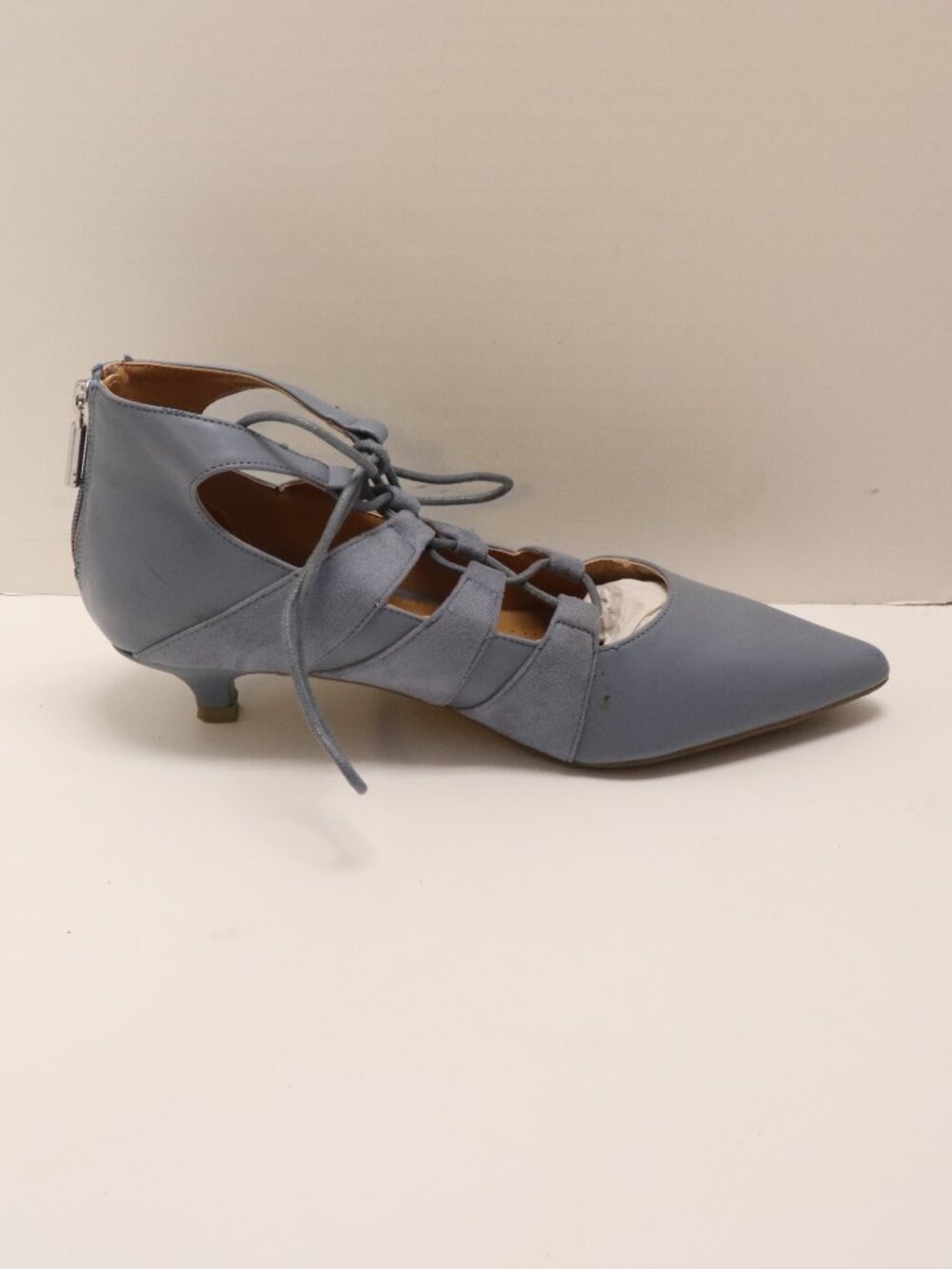 Comfortview Women's Short Hills Dress Shoes with Zippers Size 9M Blue - Picture 3 of 13